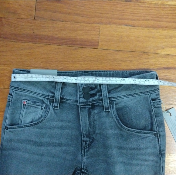 NWT Ladies Grey Gray Mid-Rise Skinny Collin Hudson Jeans Pants 24 (US 0) - Picture 10 of 16